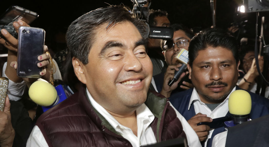 El gobernador electo de Puebla es Miguel Barbosa: AMLO
