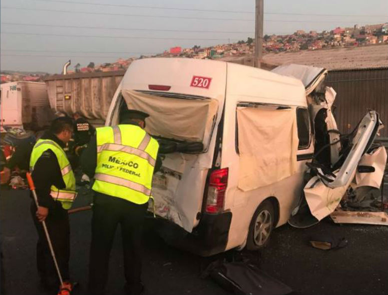 Conductor iba a 120 km en accidente de la carretera México-Pachuca