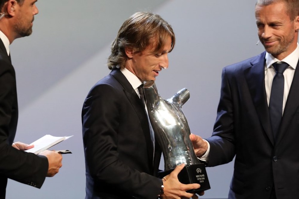 🎥 Ronaldo furioso porque Modric fue declarado el mejor jugador UEFA