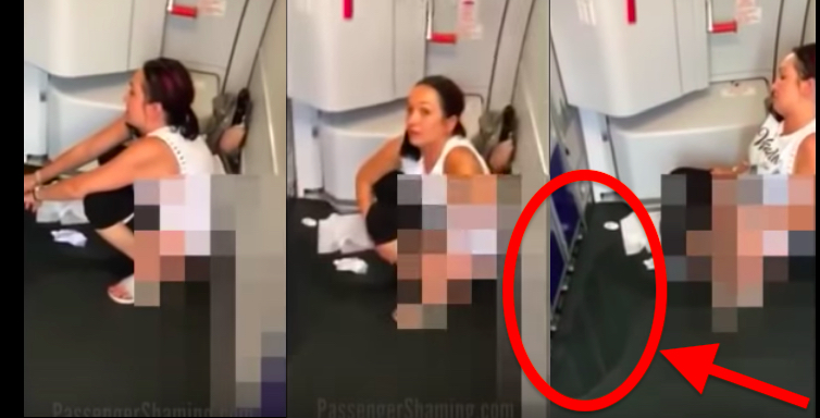 🎥 VIDEO:  No le permiten usar el baño, así que orina en el piso de avión