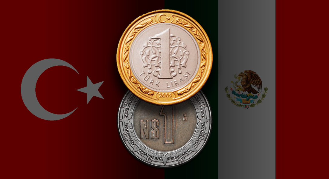 El peso mexicano podría devaluarse por culpa de Turquía