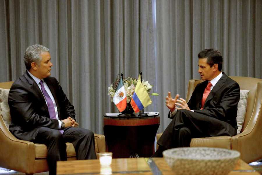 EPN se reúne con presidente electo de Colombia, Iván Duque