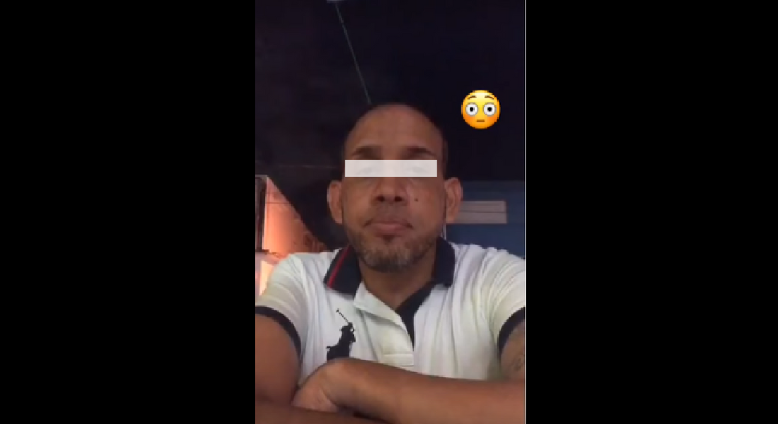 VIDEO: Le dan cuello mientras transmitía en Facebook Live