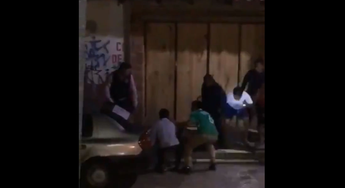 VIDEO: Grupo criminal recibe a policías a balazos