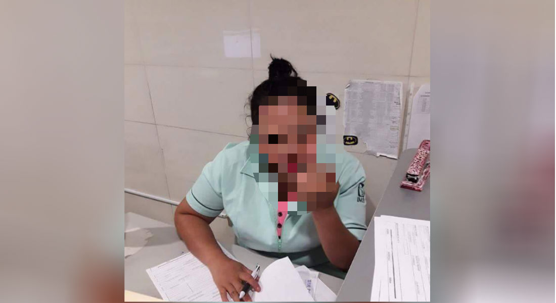 Suspenden a empleada del IMSS por «pintar dedo» a paciente