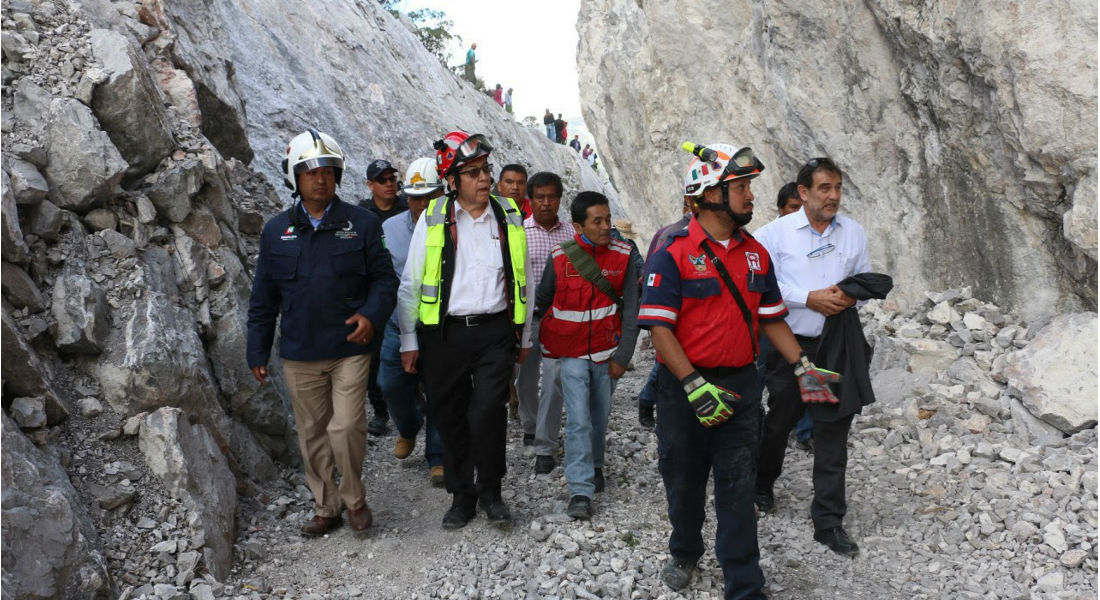 Continúan labores de rescate en mina de Hidalgo