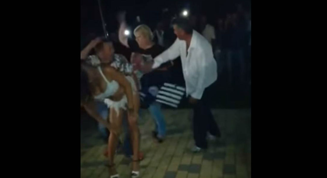 VIDEO: Mujer cacha a su esposo con stripper y el final es épico