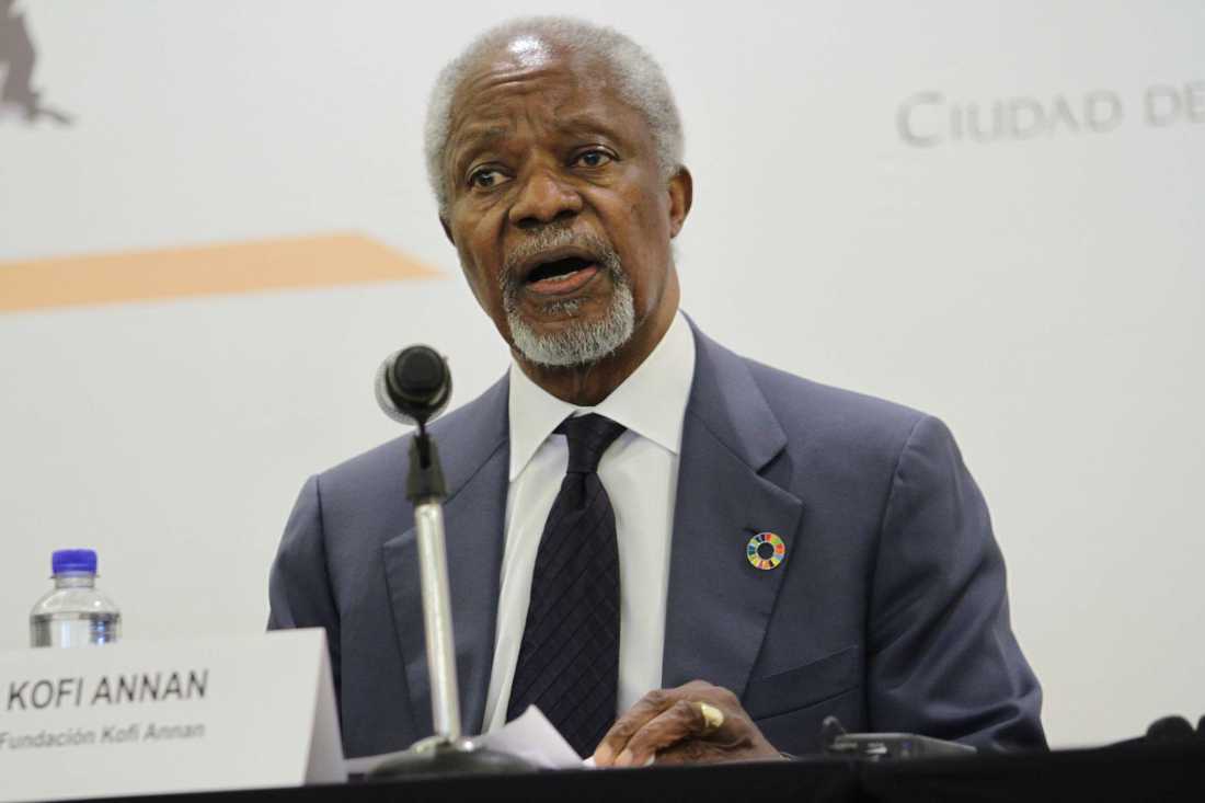 Muere Kofi Annan, ex secretario de la ONU y Premio Nobel de la Paz