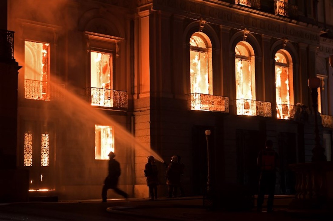 Por culpa del aire acondicionado se incendió Museo Nacional de Río de Janeiro