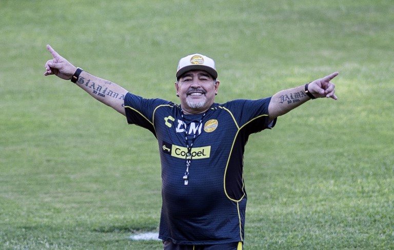 Maradona sin problemas para debutar el lunes frente a Dorados