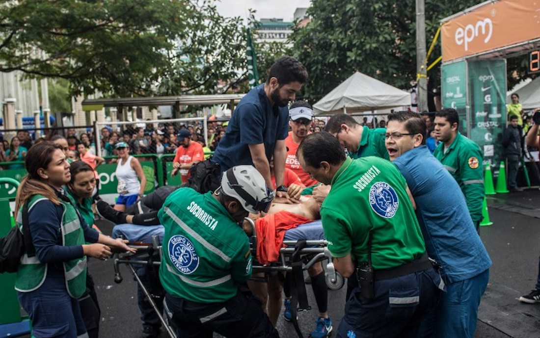 Tragedias en la medio maratón de Medellin Colombia