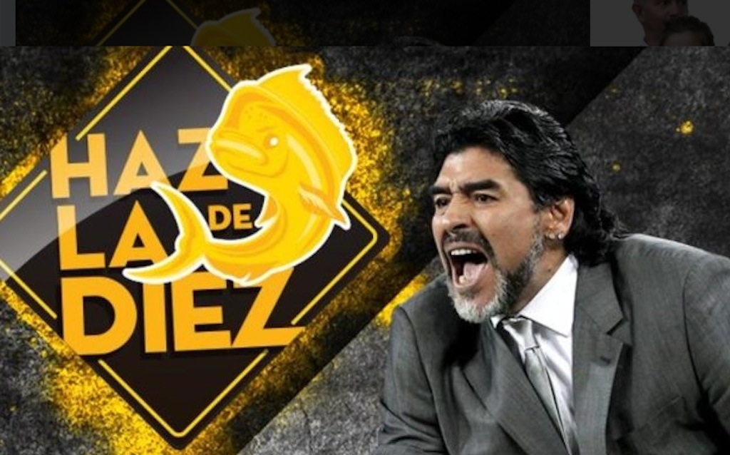 Diego Maradona ya es técnico de Dorados de Sinaloa ⚽