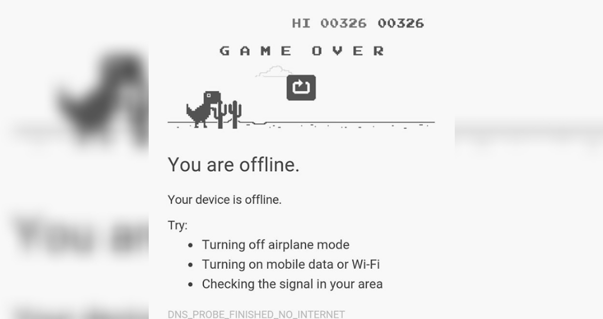 ¿Juegas con el dinosaurio cuando no hay Internet? Conoce su origen
