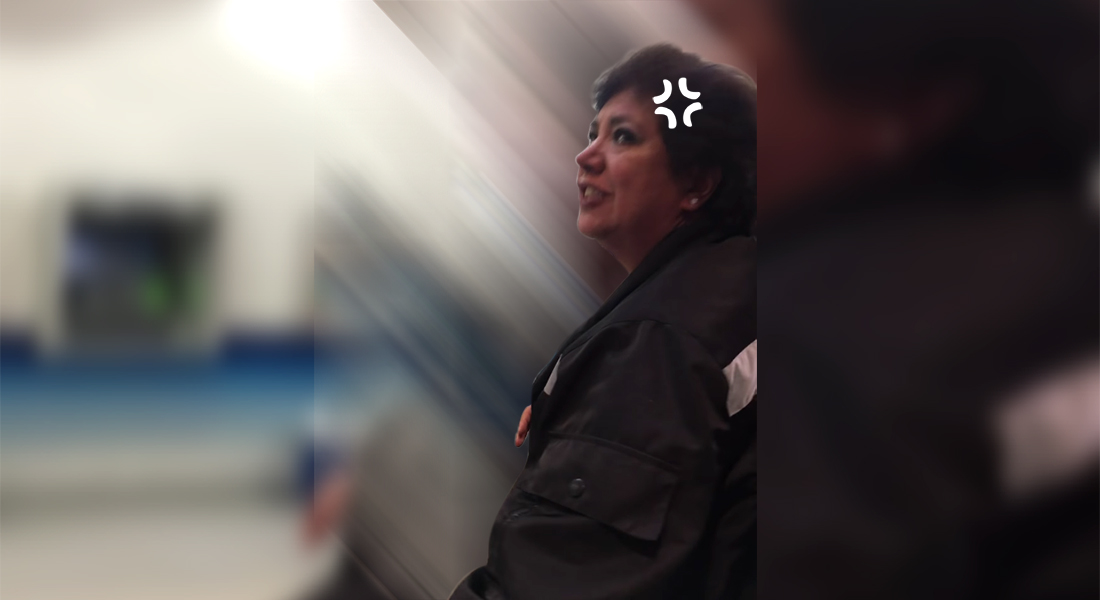 VIDEO: Mujer insulta a joven en banco y la apodan #LadyCajero