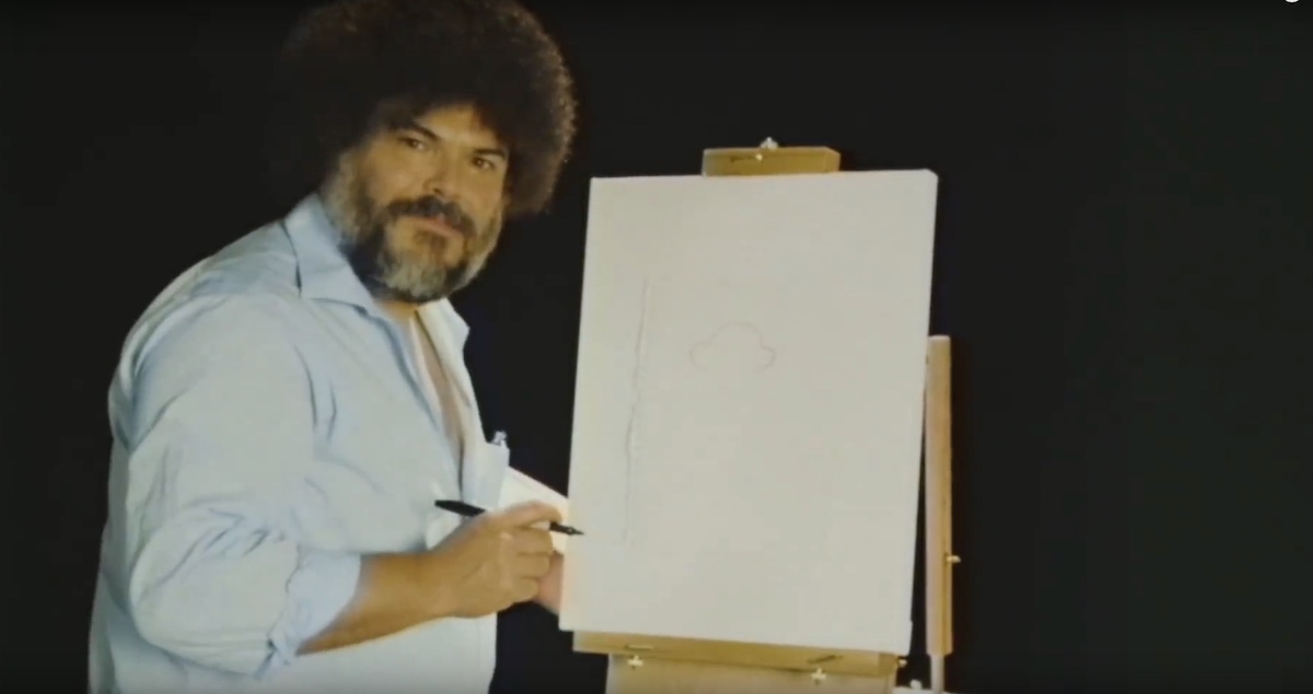 Lo sentimos Deadpool, ¡Jack Black hizo la mejor parodia de Bob Ross!