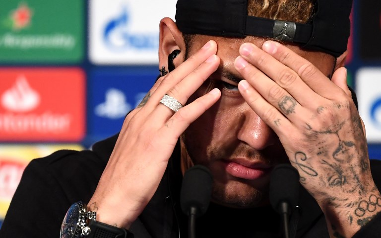 «No estoy al 100% de mi forma» dijo Neymar antes de juego de Champions