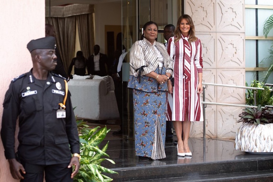Realiza Melania Trump primer viaje a África como Primera Dama