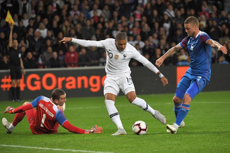 Mbappé salva a Francia de la derrota ante Islandia