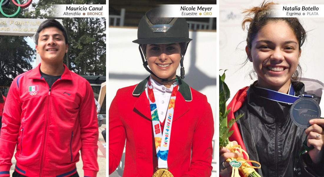 Oro, plata y bronce para México en Juegos Olímpicos de la Juventud