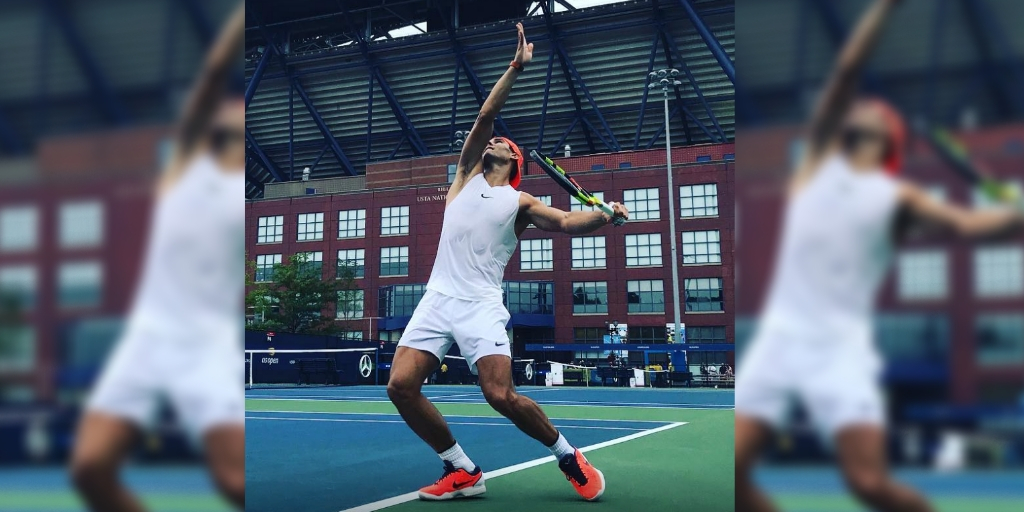 Rafael Nadal y Alexander Zverev en el Abierto Mexicano de Tenis 2019