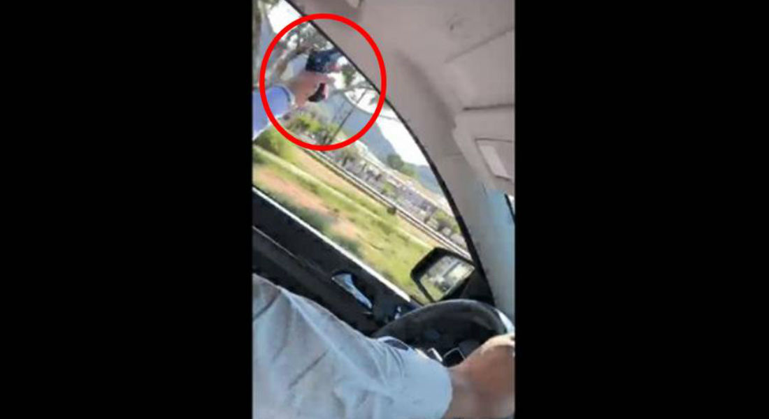 VIDEO: Hombre presume disparando al aire desde vehículo en Hermosillo
