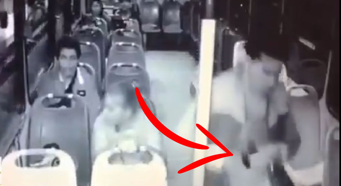VIDEO: Ratas fingen ser pasajeros para asaltar camión