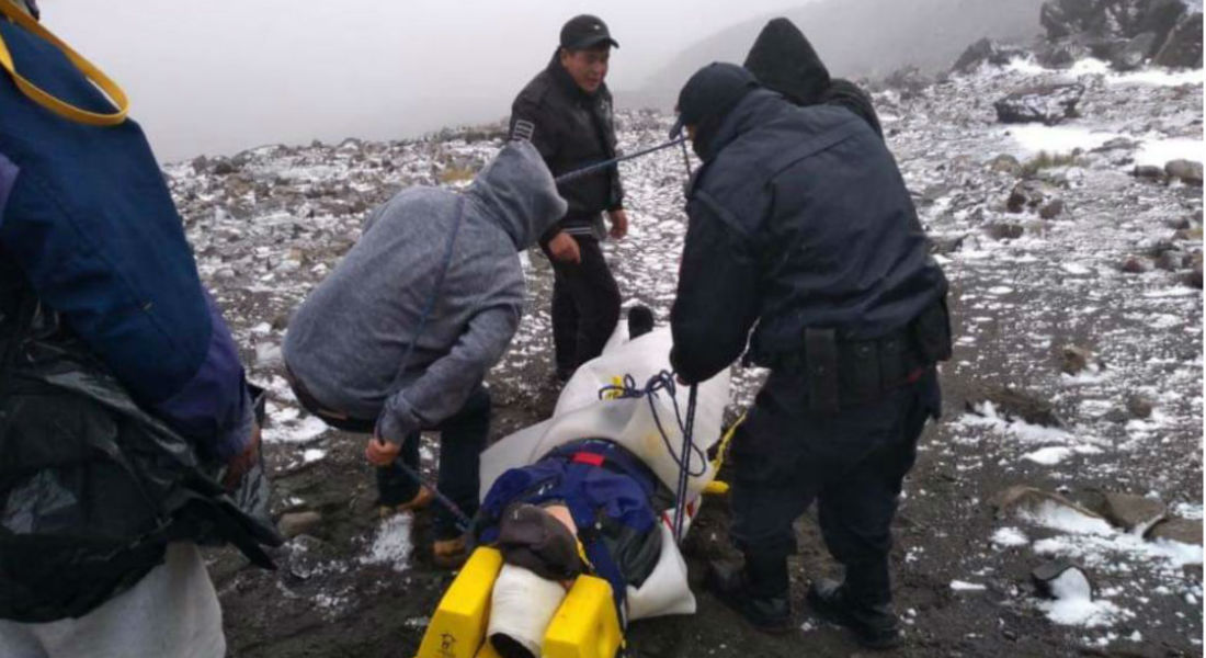 Tres alpinistas perdieron la vida en el Pico de Orizaba