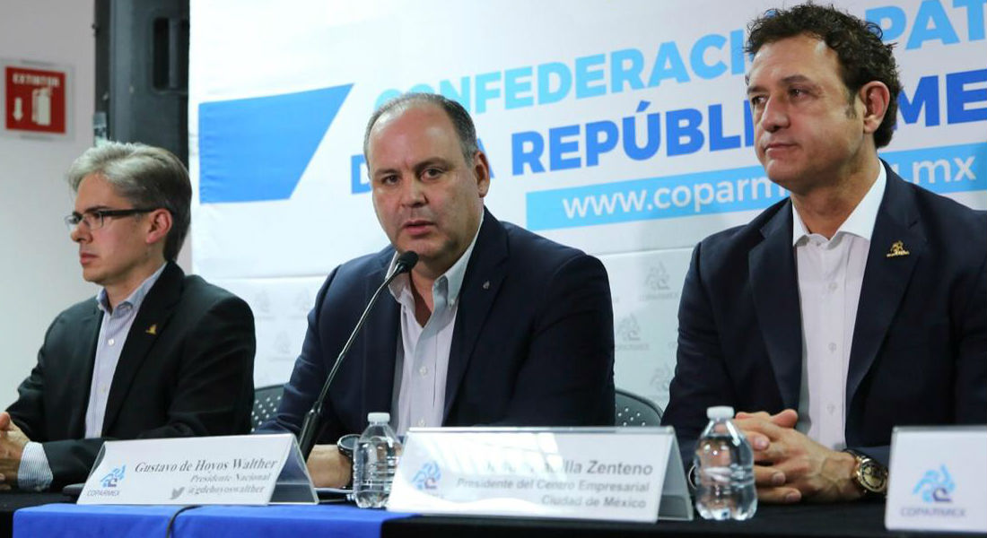 Se enfurece presidente de Coparmex por invitación a reducir salarios de gerentes