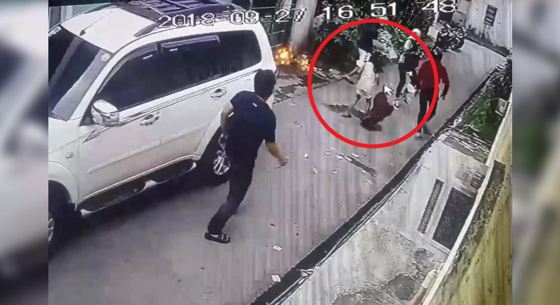 VIDEO: Niña de ocho años ataca a ladrón armado que asaltó a su papá