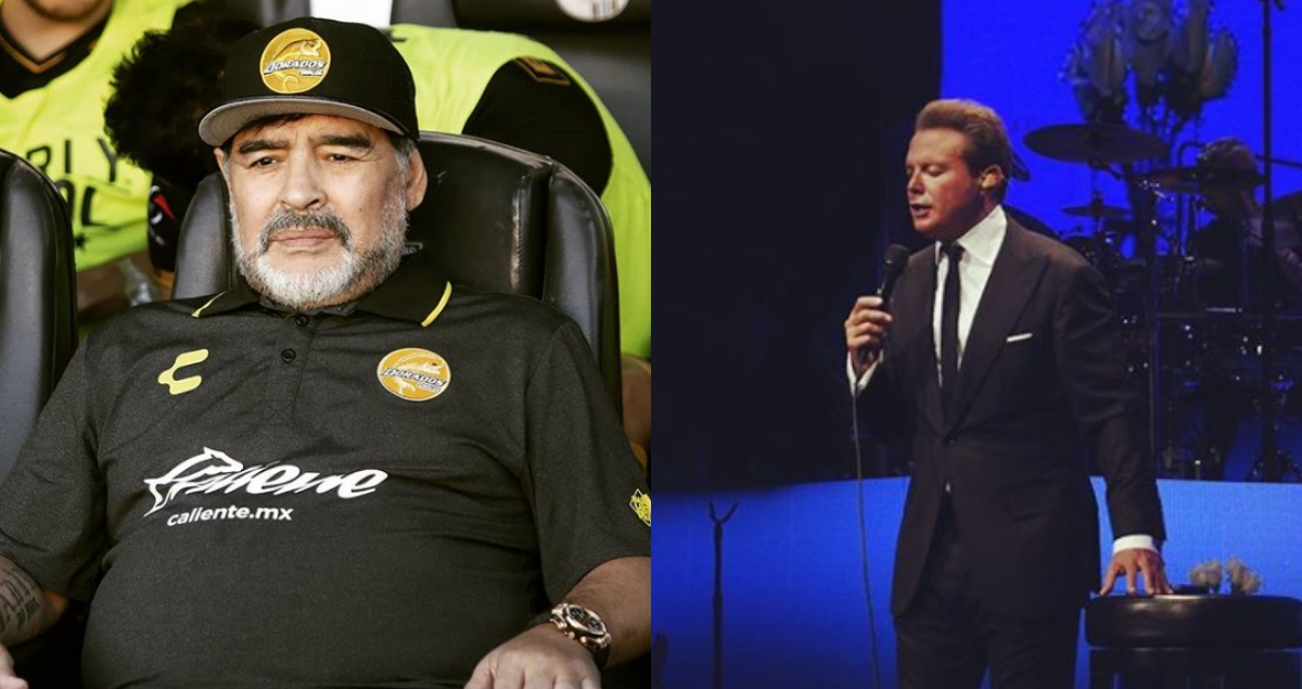 Luis Miguel gastó miles de dólares al conocer a Maradona