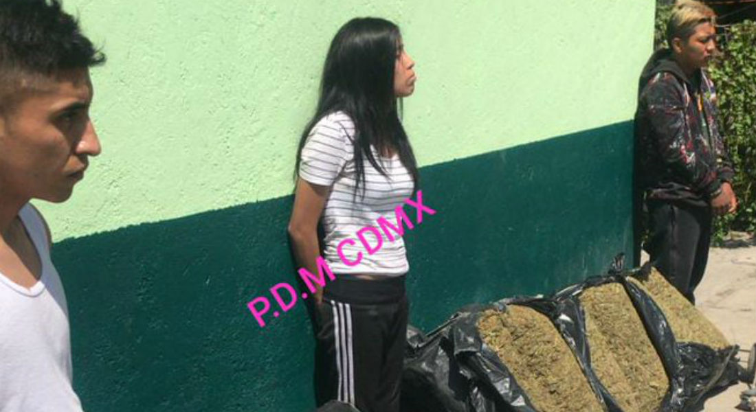 Aseguran 150 kilos de marihuana en Tepito; tres personas son detenidas
