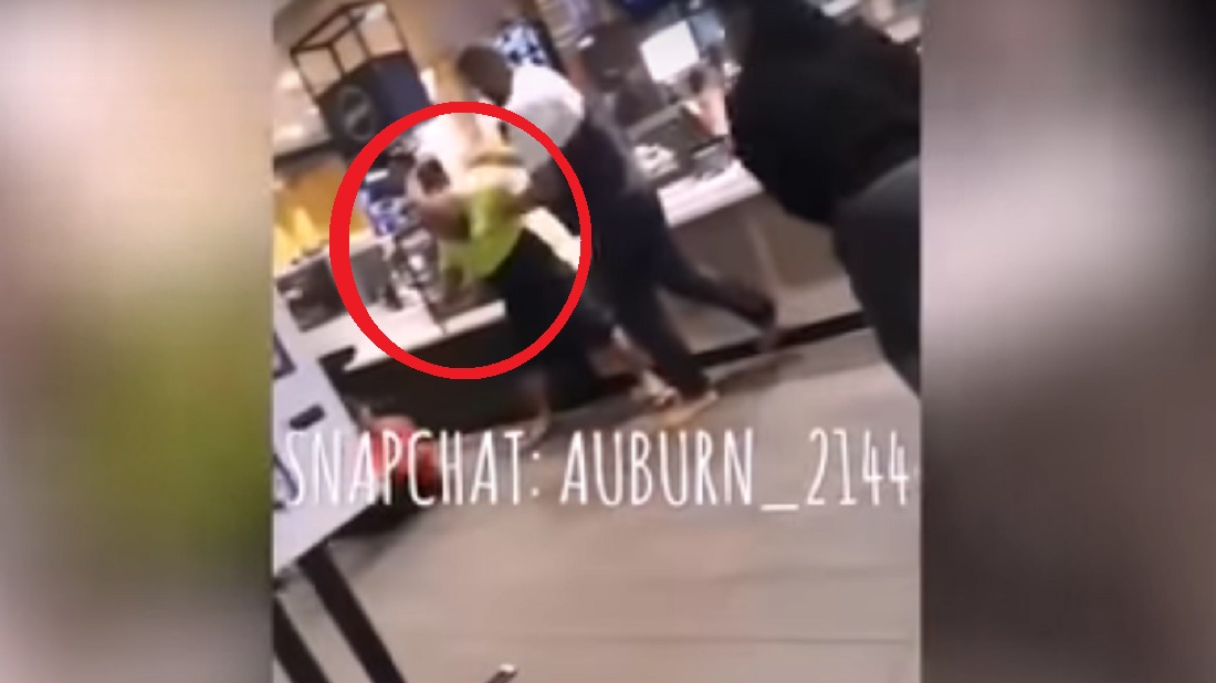 (VIDEO) Se armó la choncha en el McDonald’s, todos contra todos