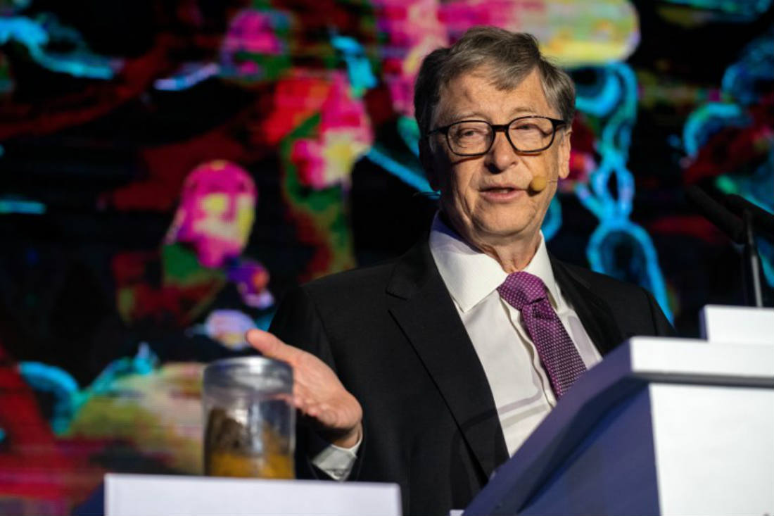 Bill Gates descubre cómo hacer del baño sin un sanitario