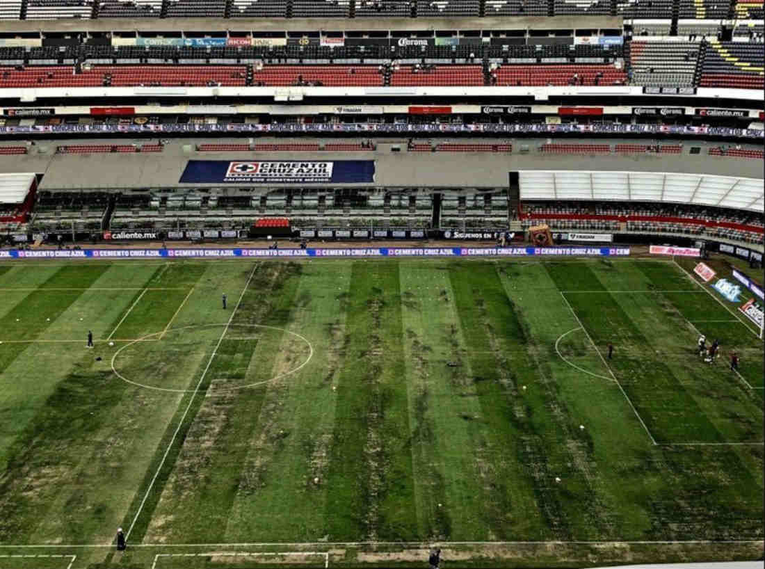 Tras el desaire de la NFL, pondrán pasto nuevo en el Estadio Azteca