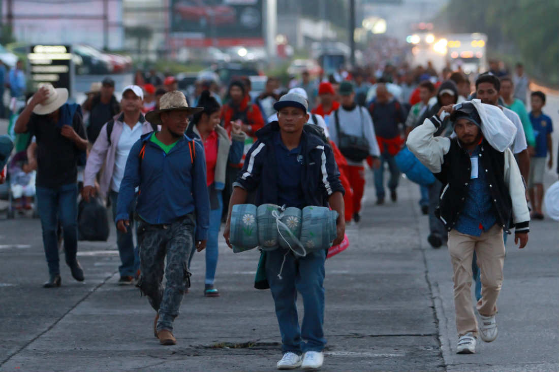 Capturan a 15 personas por transportar a migrantes centroamericanos