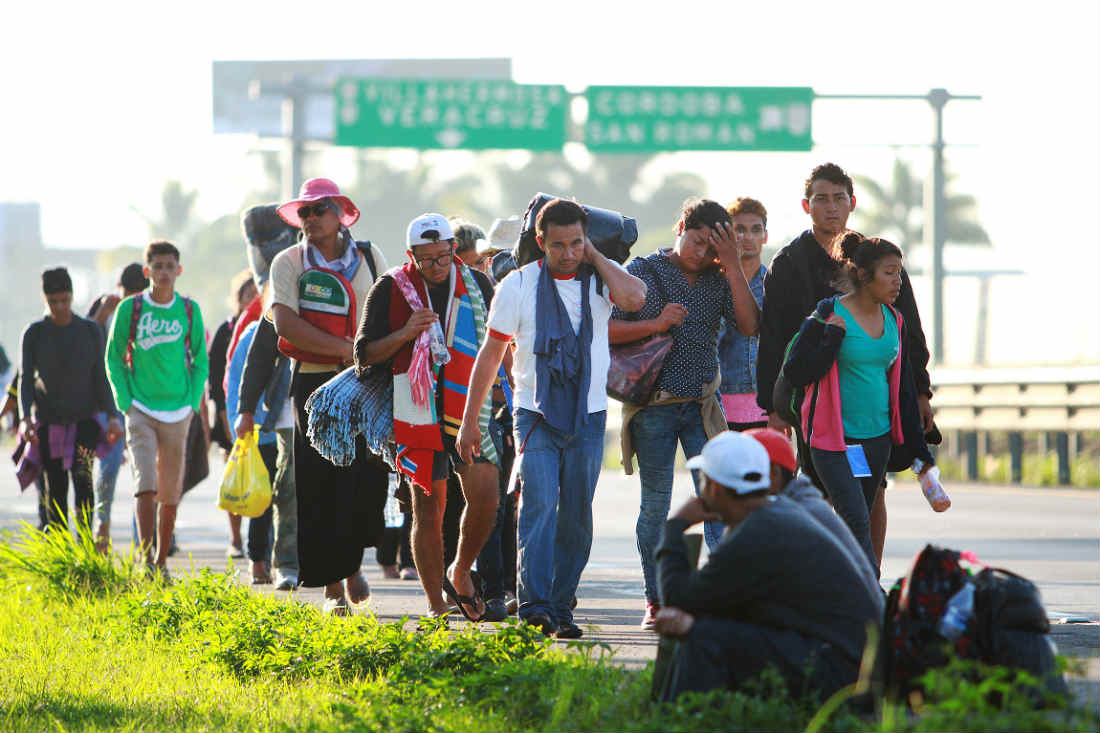 La mayoría de los migrantes no acepta refugio en México