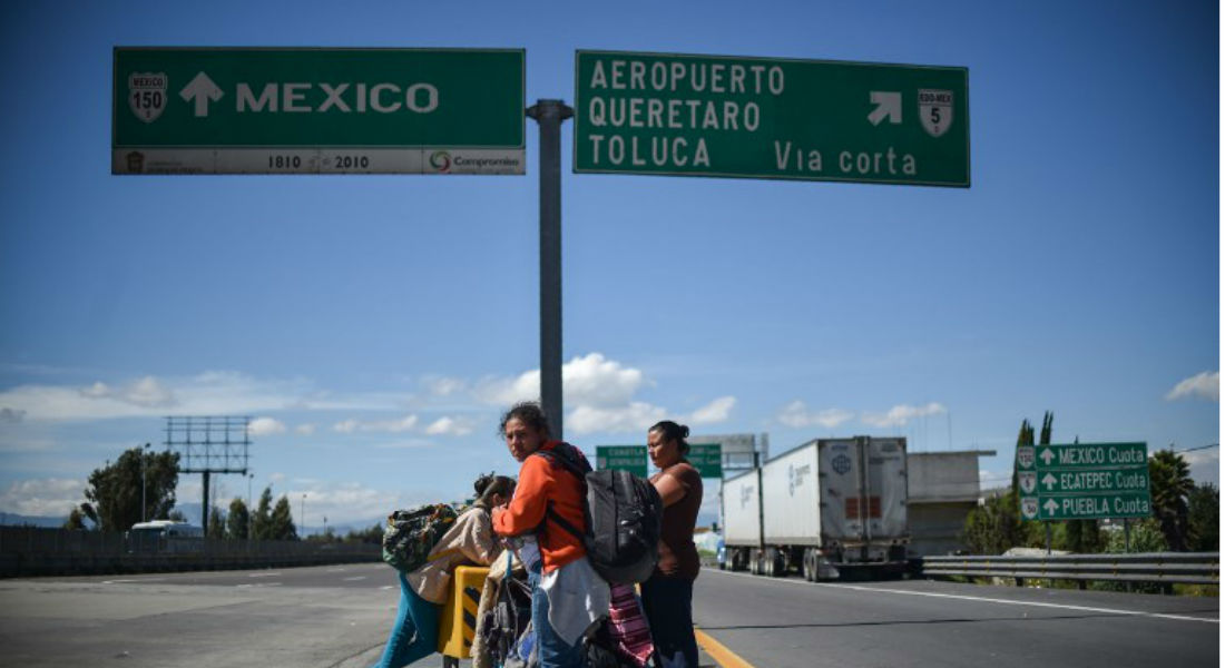 Dos mil migrantes ya están en Ciudad de México