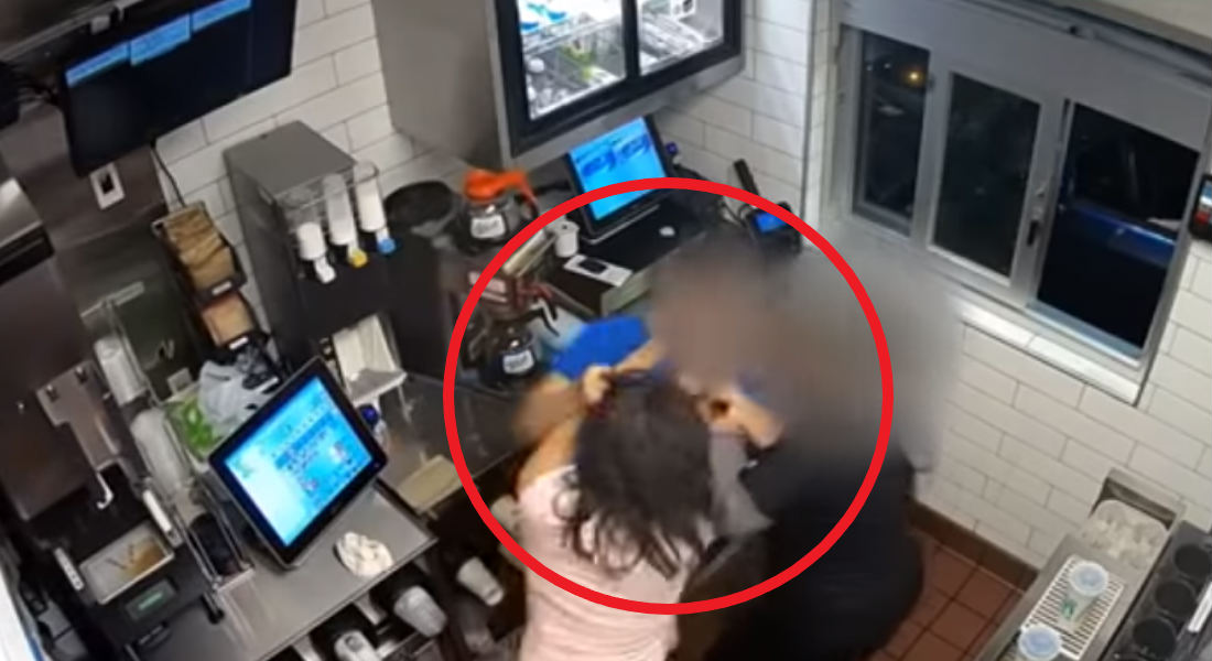 VIDEO: Lady cátsup se le va a la yugular a gerente de McDonald’s