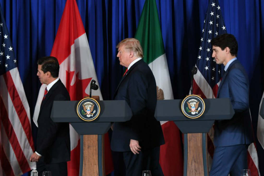 Trump se sale con la suya, EPN y Trudeau firman el T-MEC