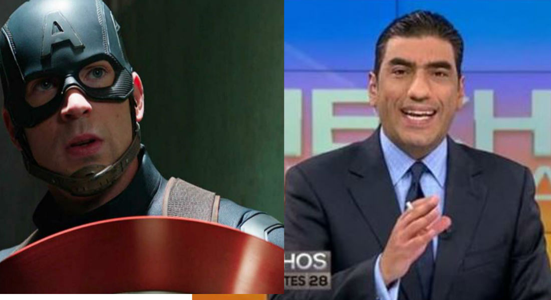 Conductor de TV Azteca confunde escena del Capitán América con una real