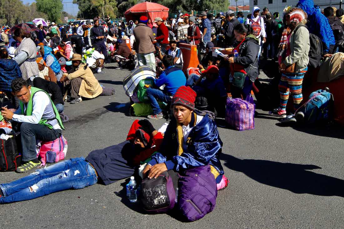 Esperan en Puebla a dos mil 200 migrantes provenientes de Veracruz
