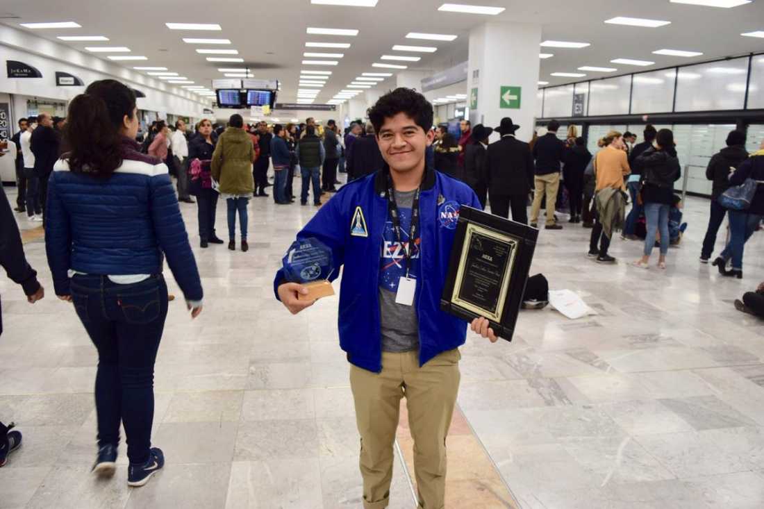 Joven mexicano logra segundo lugar en concurso de la NASA