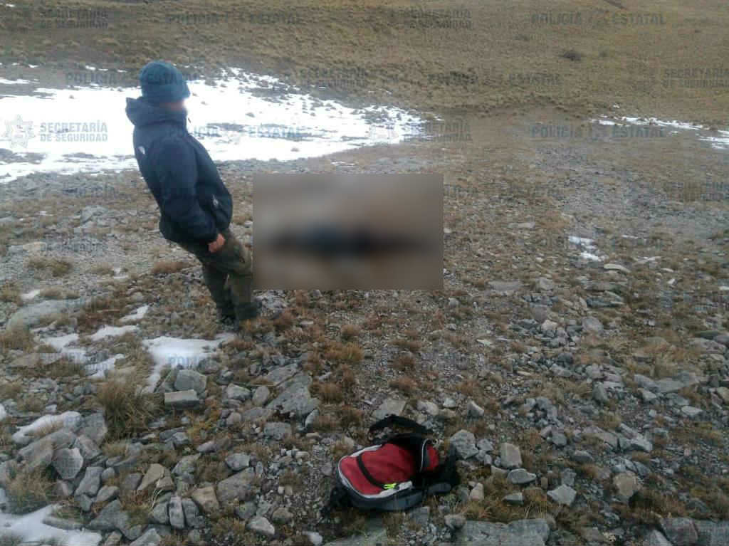 Hallan el cuerpo de joven extraviado en el Nevado de Toluca