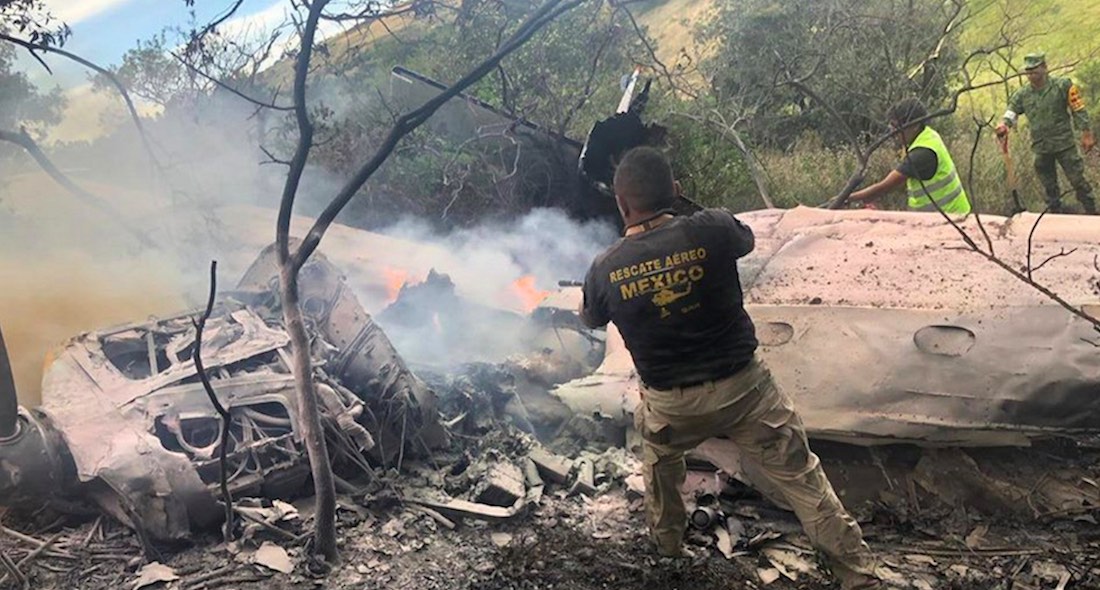 Se desploma una avioneta en Atizapán; hay dos fallecidos