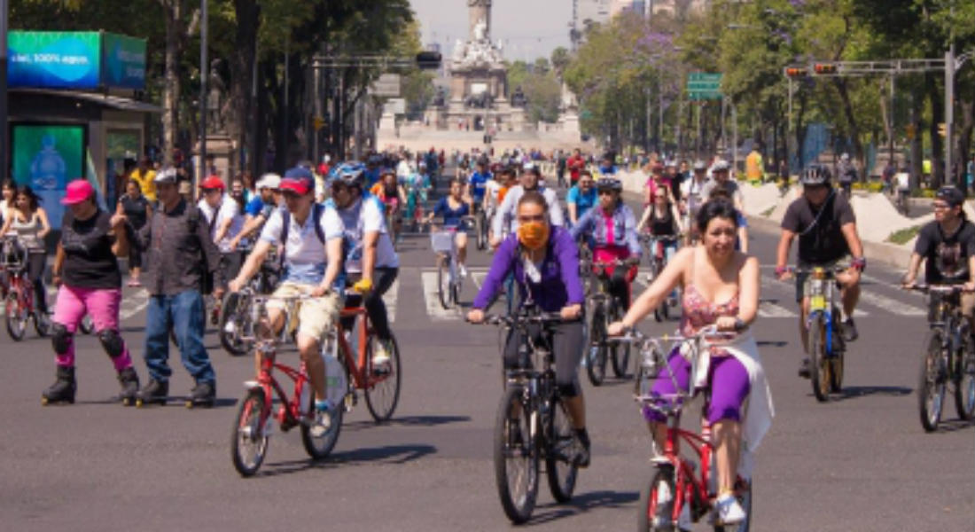 Se llevó a cabo el último paseo en bici del actual gobierno capitalino