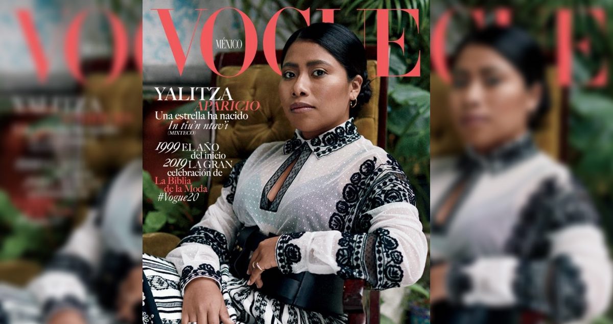 Yalitza Aparicio al descubierto en portada de la revista Vogue México