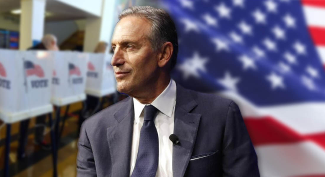 Ex-CEO de Starbucks anuncia posible candidatura para elecciones 2020 en EUA