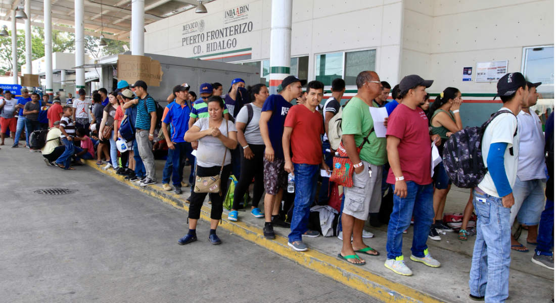 Cuatro mil 500 migrantes quieren ser «visitantes» de México