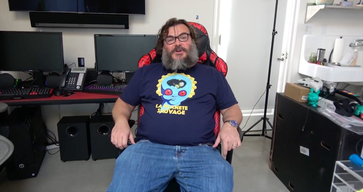 Jack Black abre canal de videojuegos y ya tiene 2 millones de suscriptores