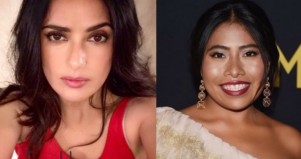 Hayek presume a Yalitza que fue la primera mexicana nominada al Óscar